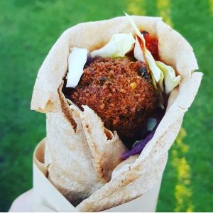 falafel voor een veganistische bruiloft