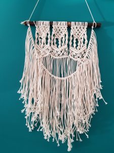 macrame wandhanger voor diy decoratie