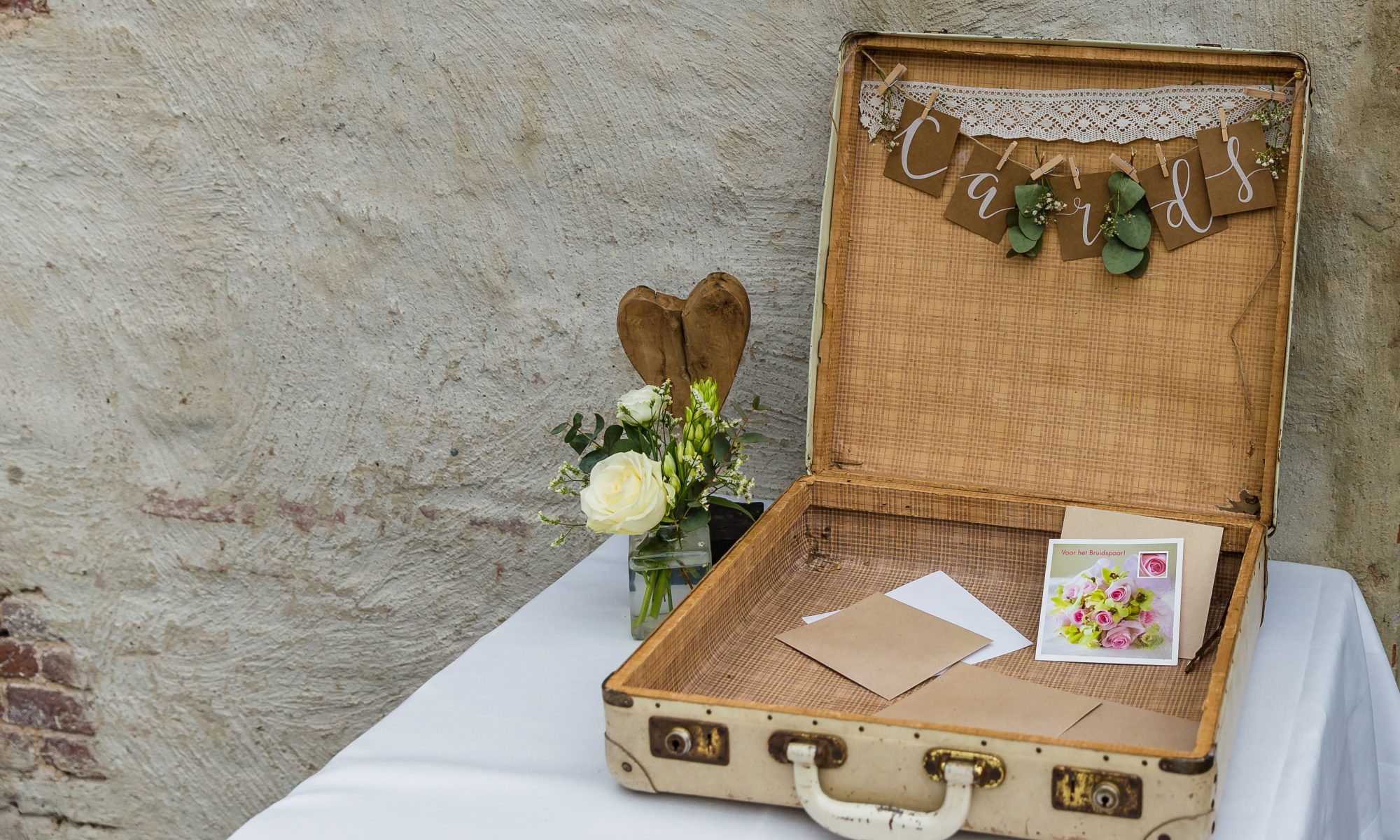 Leuke koffer voor diy decoratie