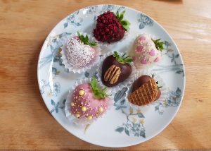 aardbeien voor een sweet table