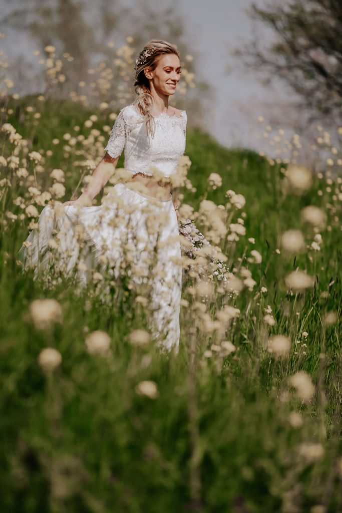 bruid tijdens italiaanse bruiloft