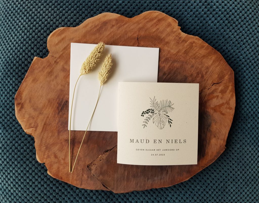 duurzame trouwkaarten