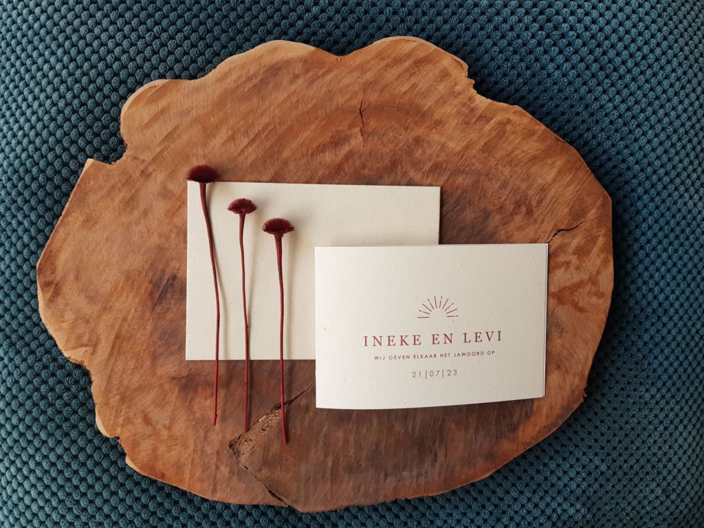 duurzame trouwkaarten