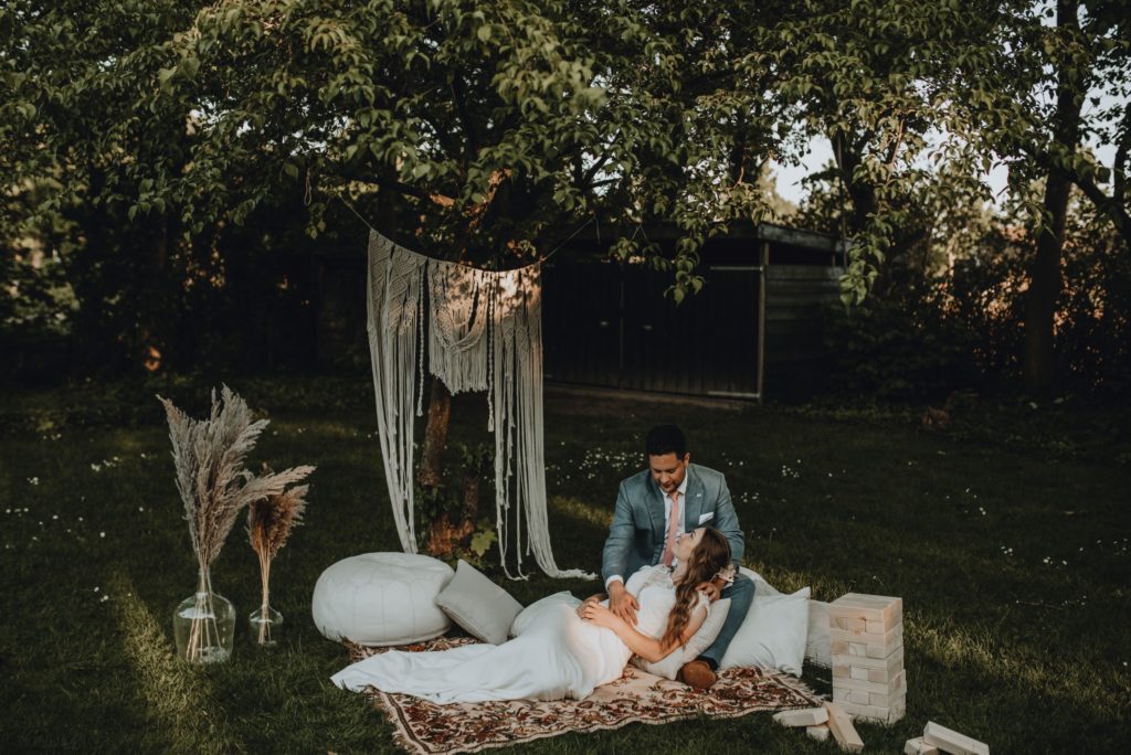 boho bruiloft