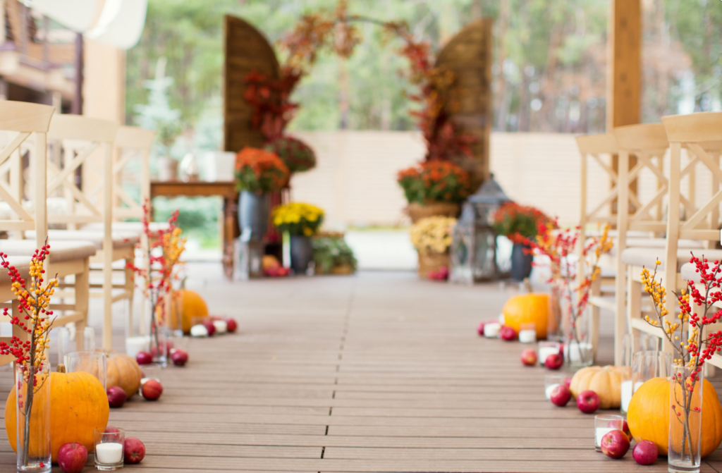 trouwen in het najaar