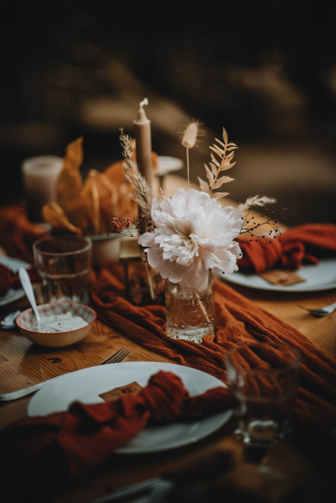 detailfoto's tafelstyling